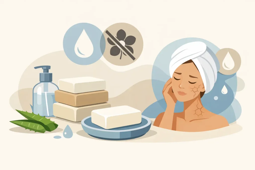 Sapun za suvu kožu bez mirisa - kako izabrati