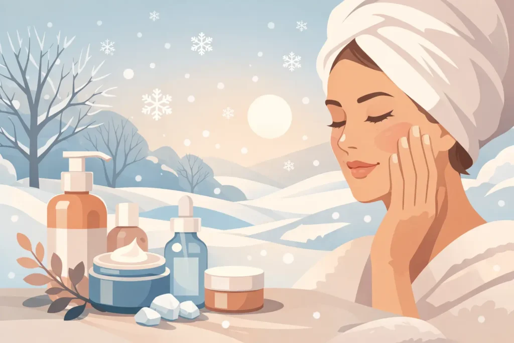 Primer rutine nege suve kože zimi