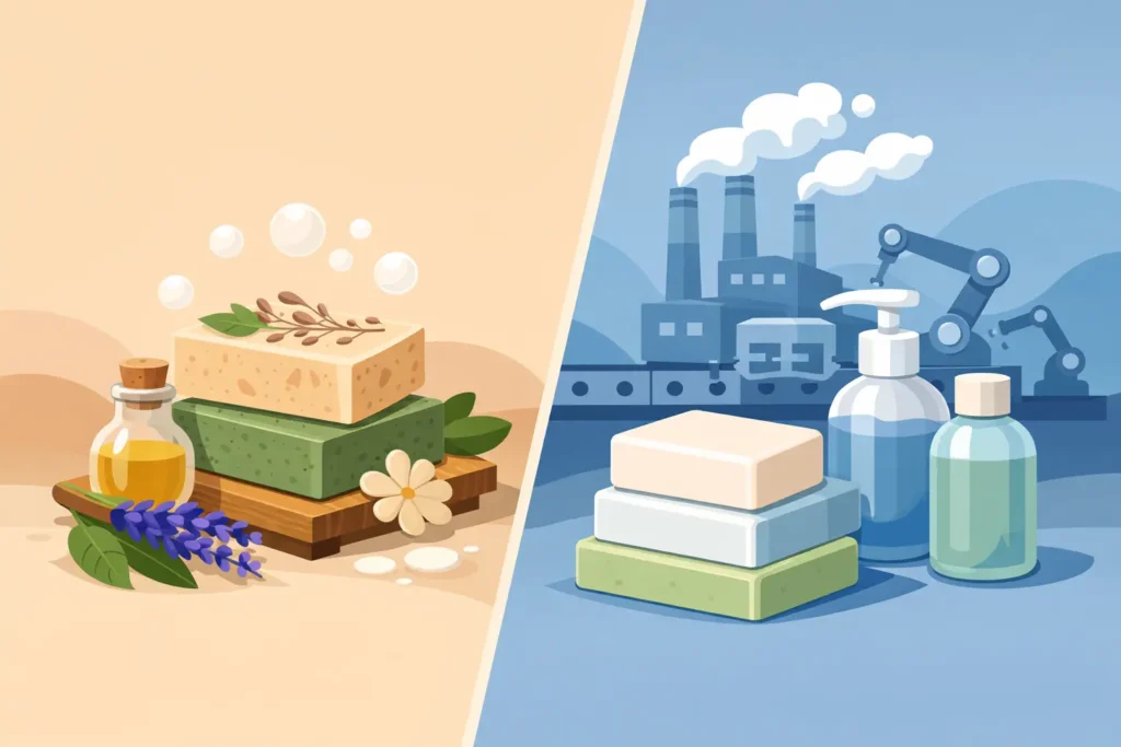 Ručno rađeni sapun vs industrijski sapun