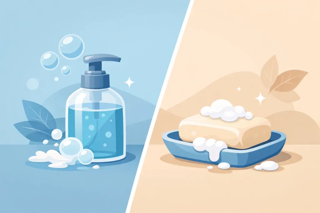 Tečni sapun ili čvrsti sapun - šta je bolje?